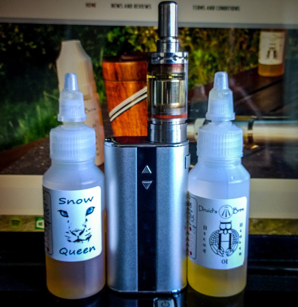 Old School vaping, classy high end vapes with eLiquid to match