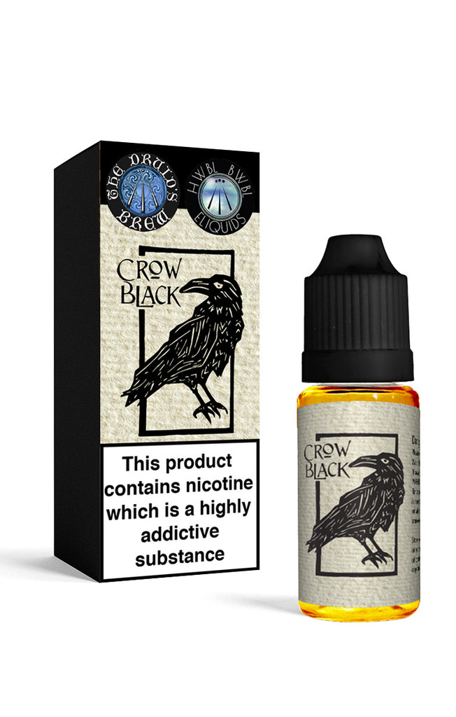 Crow Black - 18mg for short fill top up Contains Nicotine